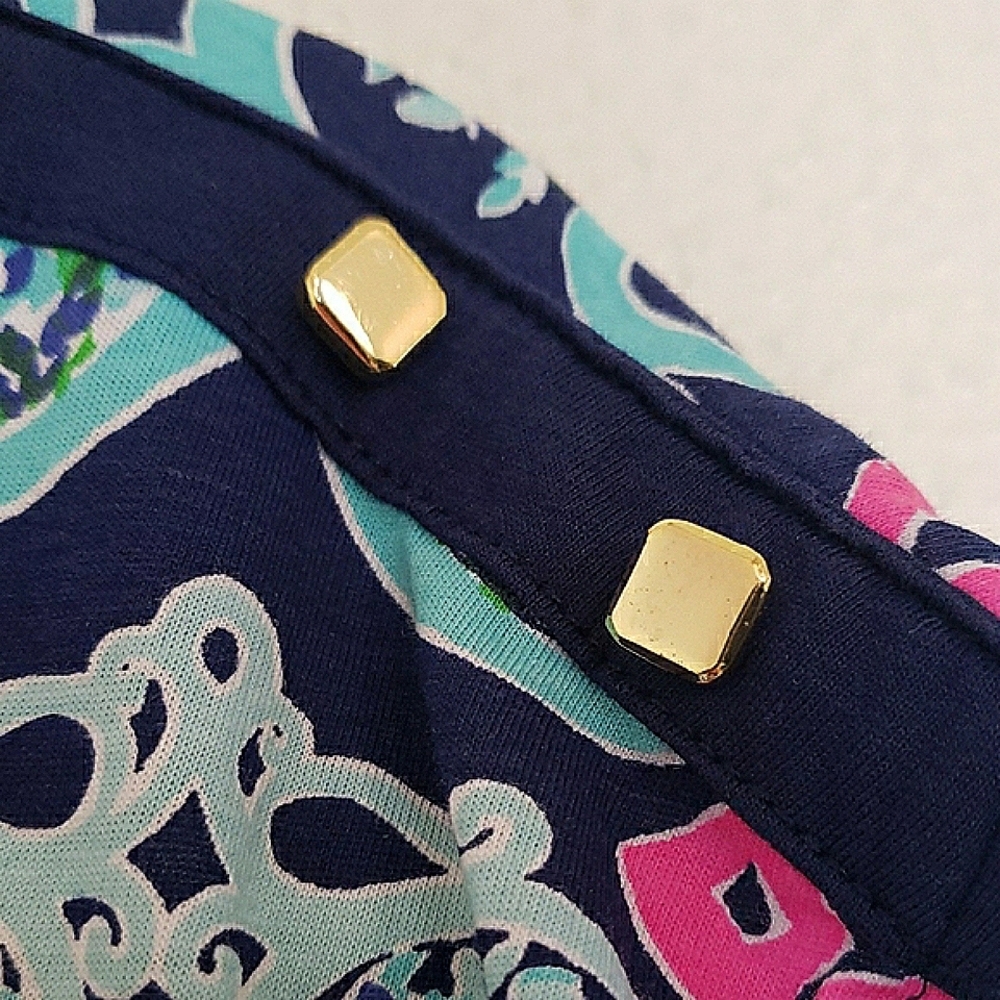 NWOT Lilly Pulitzer Rare Behind The Gate Robyn Mini Dress Pink Blue Retro Size S - Picture 6 of 13